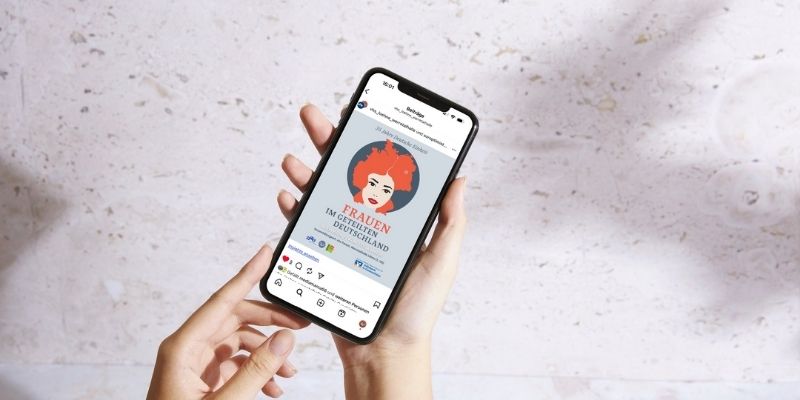 Instagram-Posting mit Ankündigung der Veranstaltungsreihe