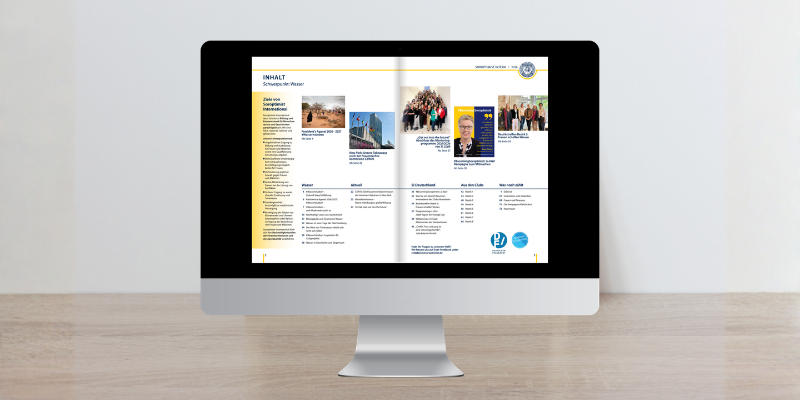 Magazin Soroptimist Intern, Ausgabe 203: Inhaltsverzeichnis